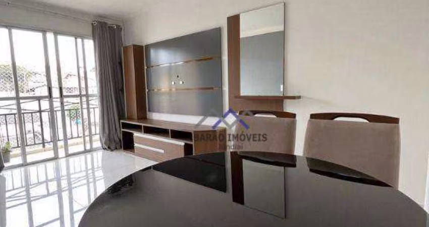 Apartamento com 2 dormitórios para alugar, 54 m² por R$ 2.955,42/mês - Vila Nova Esperia - Jundiaí/SP