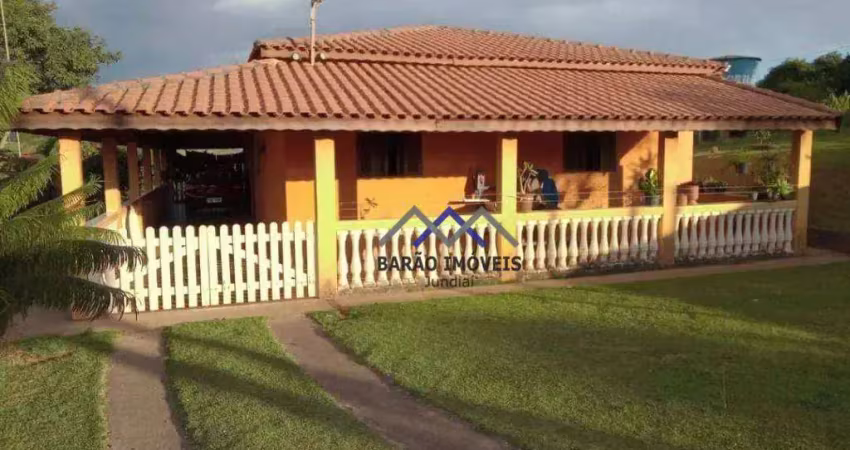 Chácara com 3 dormitórios à venda, 22800 m² por r$ 800.000,00 - pau arcado - campo limpo paulista/sp
