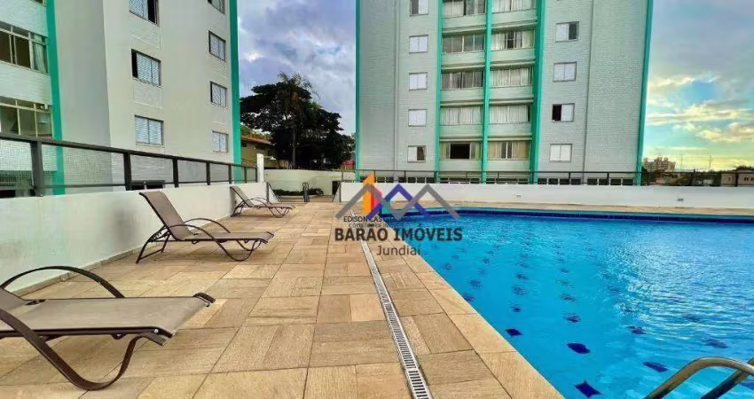 Apartamento com 3 dormitórios à venda, 96 m² por r$ 535.000,00 - vila inhamupe - jundiaí/sp