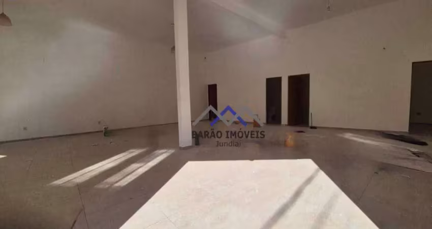 Salão para alugar, 113 m² por r$ 2.500,00/mês - vila aparecida - jundiaí/sp