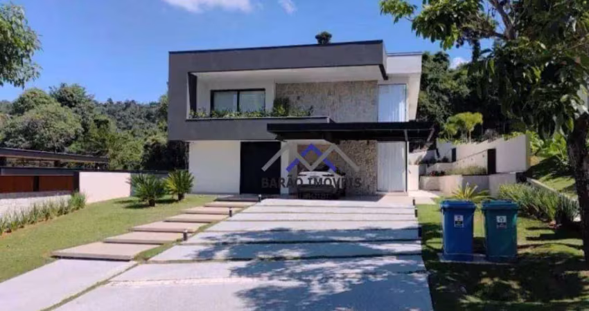 Casa em condomínio serra azul com 4 suítes à venda, 488 m² por r$ 4.150.000 - itupeva