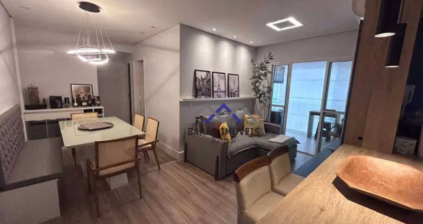 Apartamento com 2 dormitórios à venda, 73 m² por r$ 669.000,00 - parque residencial nove de julho - jundiaí/sp