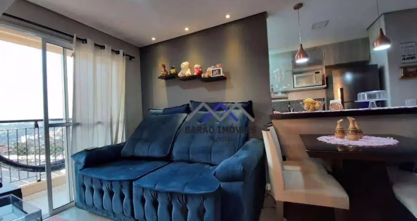 Apartamento com 2 dormitórios para alugar, 50 m² por r$ 2.680,00/mês - trentino - jundiaí/sp