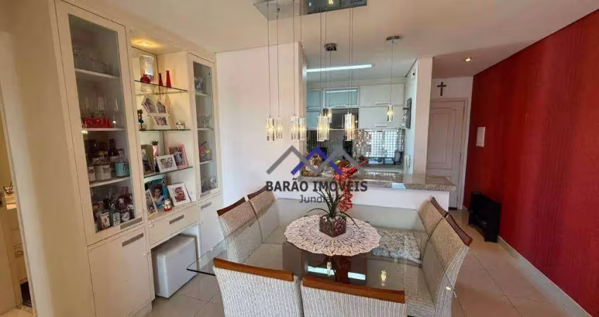 Apartamento com 3 dormitórios à venda, 75 m² por r$ 585.000,00 - vila guarani - jundiaí/sp