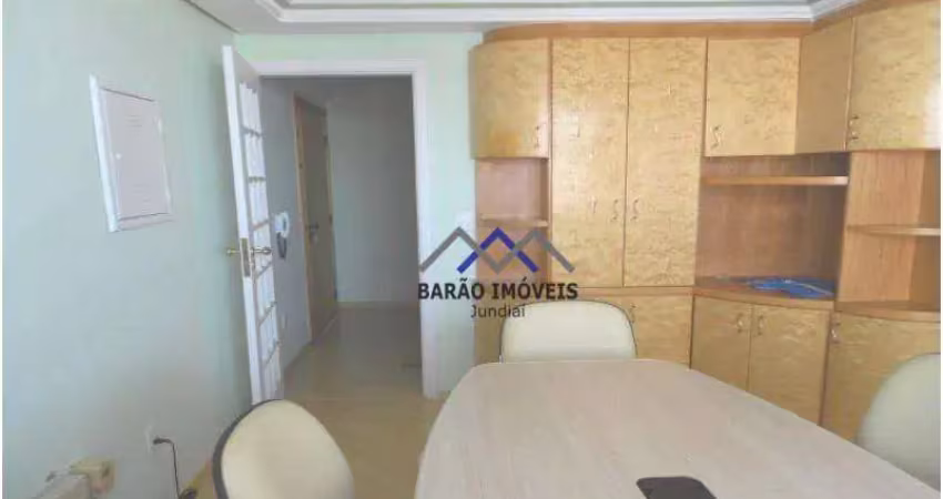 Excelente oportunidade: sala comercial com 74 m² - espaçosa no centro comercial tebas, vila vianello na cidade de jundiaí/sp