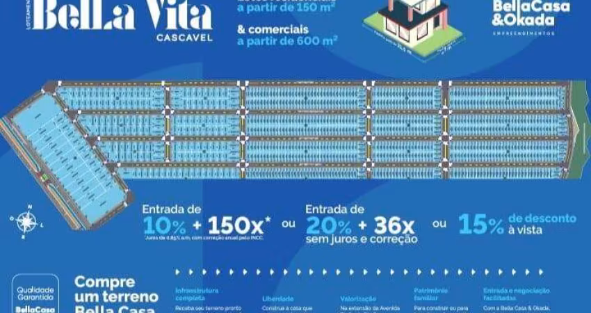 terreno no loteamento Bella vita