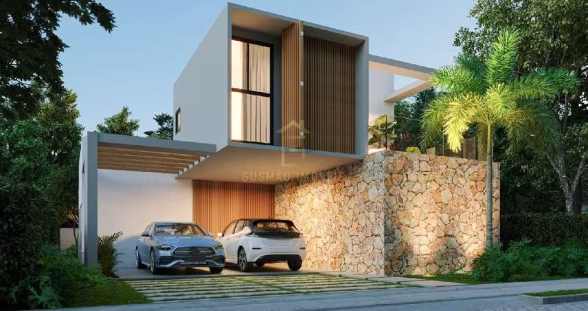 CASA EM CONDOMÍNIO PARA VENDA DE 152 M², COM 04 SUÍTES – PRAIA DE JACUMÃ, CEARÁ-MIRIM/RN