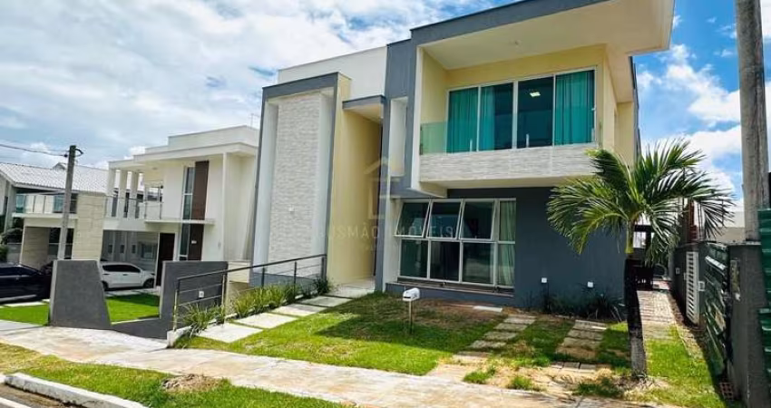 Casa em condomínio semi-mobiliada medindo 312 m², com 05 quartos ? Parque do Jiqui, Parnamirim/RN