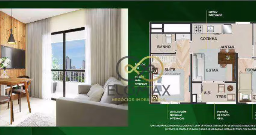 Apartamento com 2 dormitórios à venda, 46 m² por r$ 360.000,00 - vila rio de janeiro - guarulhos/sp