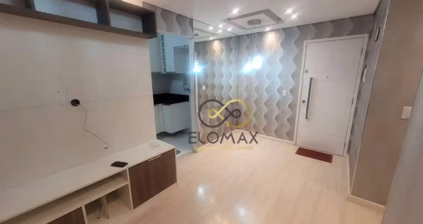 Apartamento com 2 dormitórios para alugar, 50 m² por r$ 2.600,74/mês - jardim rossi - guarulhos/sp