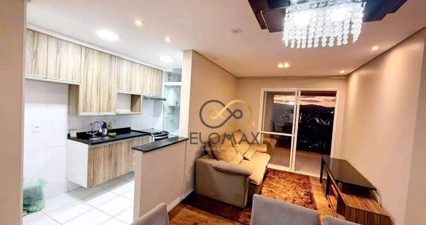 Apartamento Semimobiliado  com 2 quartos para alugar, 68 m² por R$ 4.424/mês - Jardim Flor da Montanha - Guarulhos/SP