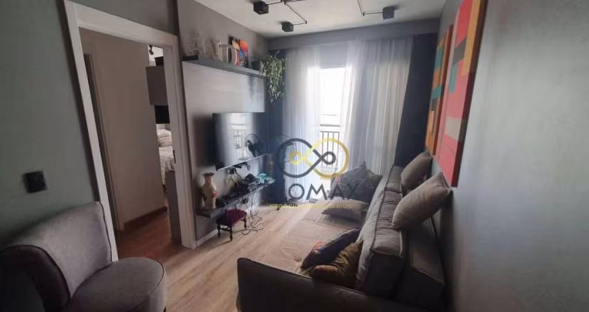 Apartamento Praça Piratininga com 1 dormitório à venda, 45 m² por R$ 545.000 - Brás - São Paulo/SP