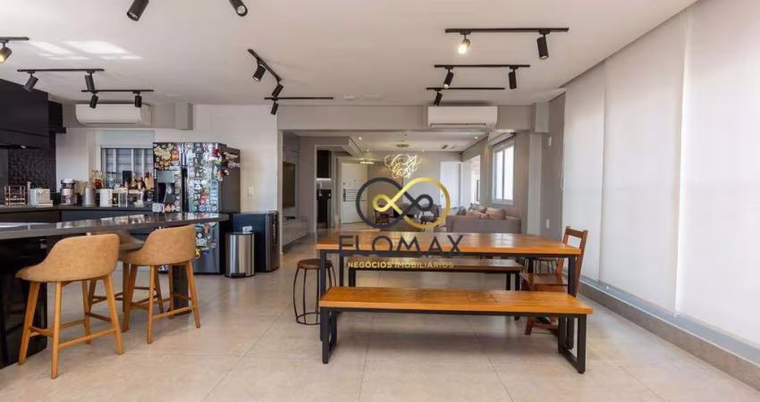 Apartamento cobertura duplex no Tatuapé com 4 quartos 2 suítes e 4 vagas de garagem - Varanda Gourmet