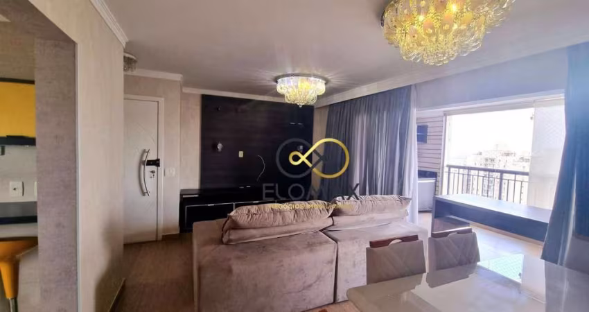 Apartamento Square Mobiliado com 3 dormitórios, 109 m² - venda por R$ 1.348.000 ou aluguel por R$ 7.500/mês - Macedo - Guarulhos/SP