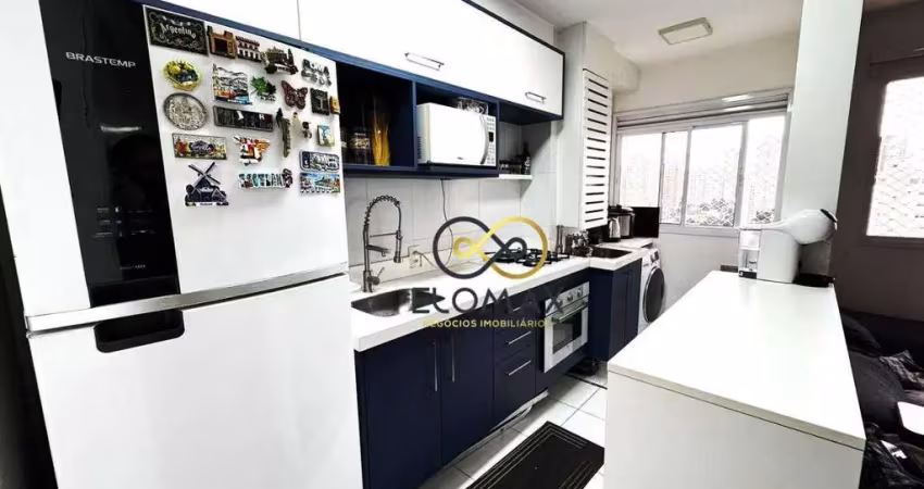 Apartamento flex santana com 2 dormitórios à venda, 42 m² por r$ 425.000 - santa teresinha - são paulo/sp