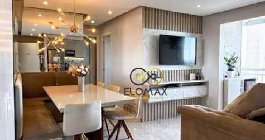 Vende - apartamento recém-reformado - mobiliado - 2 quartos , 1 suíte - condomínio on belem view - pari - sp.