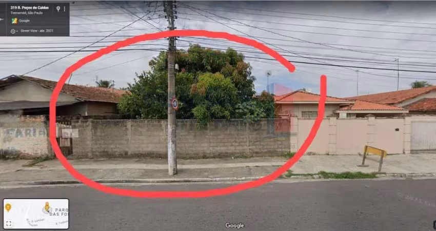 Terreno à venda na Rua Poços de Caldas, Parque das Fontes, Tremembé