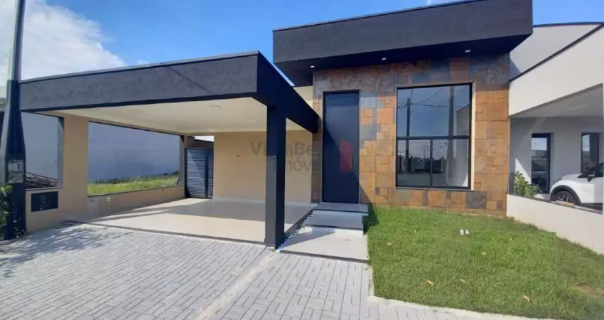 Casa térrea com 2 suítes e excelente área de lazer no Cond. Pérola do Vale