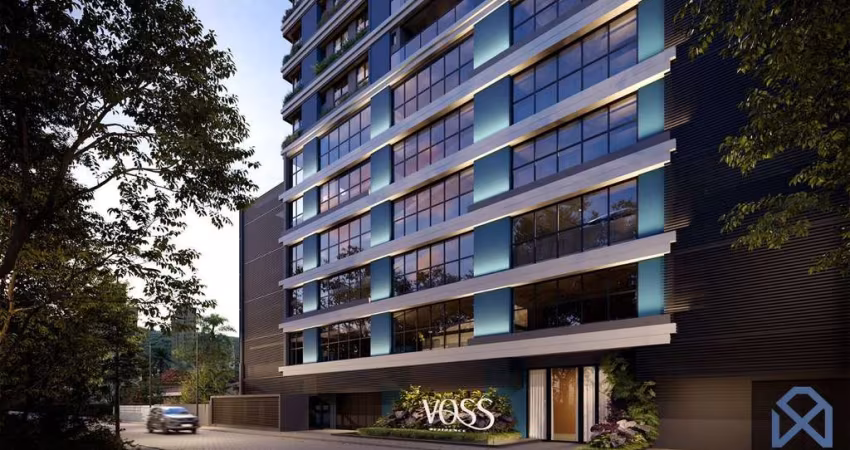 Apartamento com 3 suítes e 2 vagas no Estreito. Lazer completo e 250m da praia.