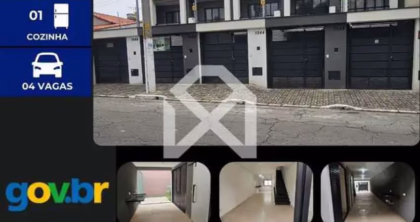 Sobrado à venda com 155m, 2 dormitórios, 2 suítes, 4 vagas de garagem, vila antonieta, são paulo, s