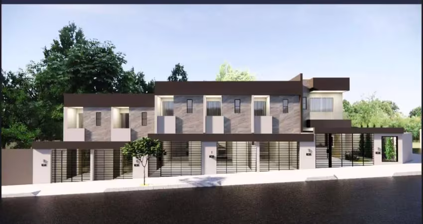 Casa geminada de três quartos no bairro santa amélia