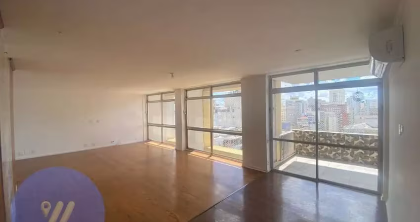 Apartamento de 300m² para alugar em higienópolis, 5 dormitórios