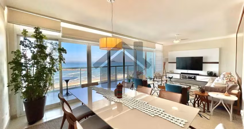 Apartamento vista mar à venda na pitangueiras no guarujá | frente mar