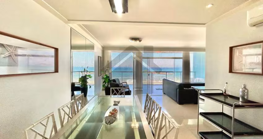 Apartamento vista mar à venda na pitangueiras no guarujá | frente mar