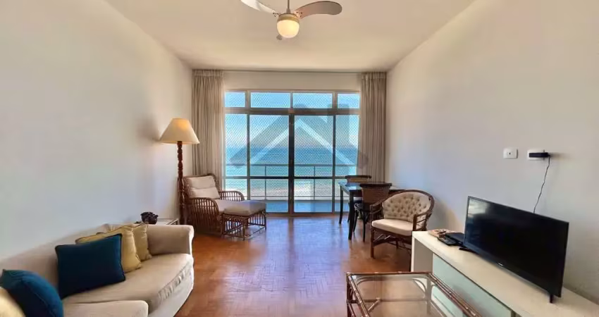Apartamento vista mar à venda na pitangueiras no guarujá | portaria 24 horas
