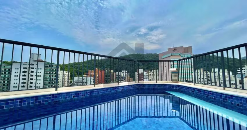 Cobertura à venda na pitangueiras no guarujá | duas quadras do mar