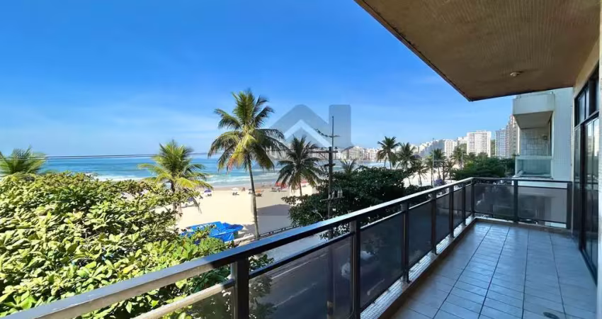 Apartamento vista mar à venda na pitangueiras no guarujá | frente mar