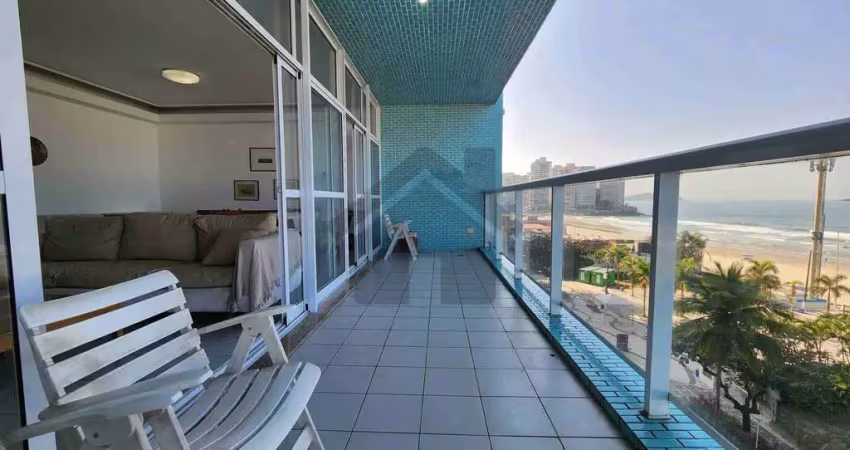 Apartamento vista mar à venda na pitangueiras no guarujá | frente mar