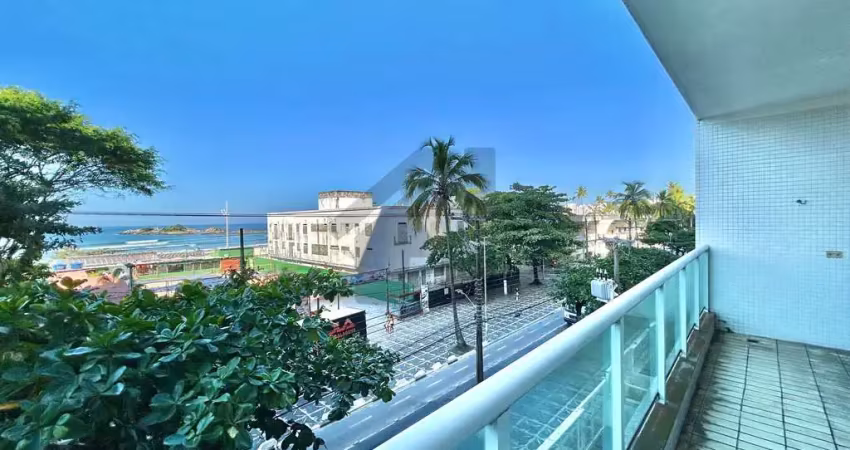 Apartamento vista mar à venda na pitangueiras no guarujá | frente mar