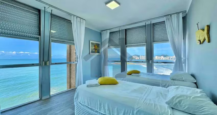 Apartamento frente mar à venda na pitangueiras no guarujá | mobiliado
