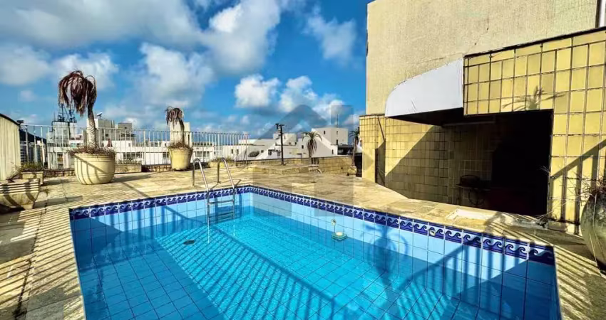 Cobertura  à venda na pitangueiras no guarujá | piscina e churrasqueira