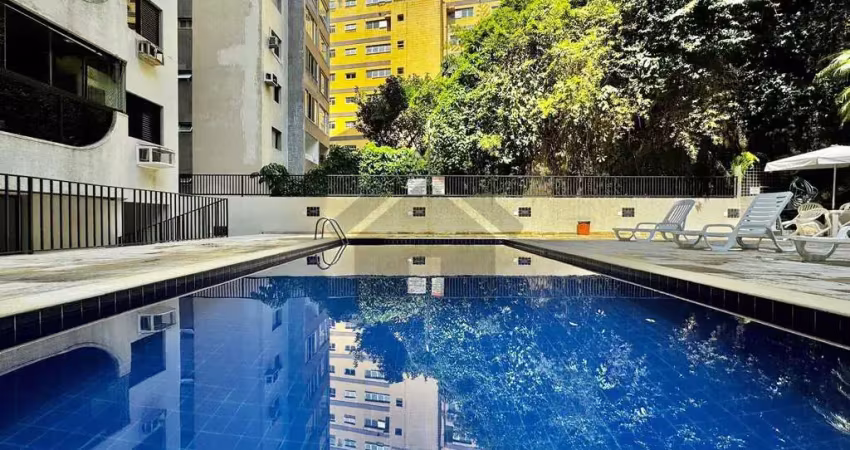 Apartamento na pitangueiras no guarujá | piscina e 2 vagas