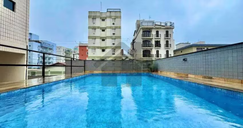 Apartamento à venda na praia das asturias no guarujá | piscina e churrasqueira