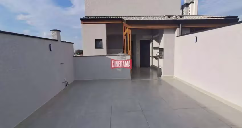 Cobertura à venda, 2 quartos, 1 suíte, 2 vagas, campestre - santo andré/sp