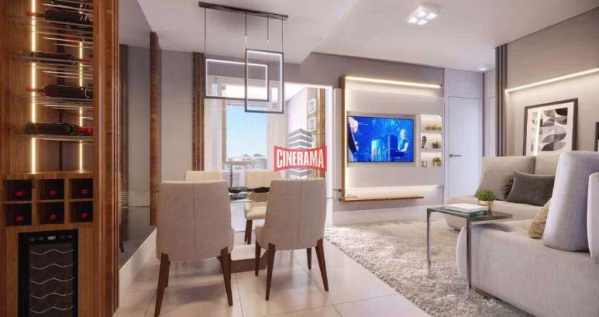 Apartamento à venda, 2 quartos, 2 suítes, 2 vagas, Fundação - São Caetano do Sul/SP