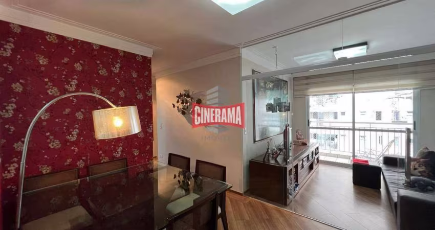 Apartamento para Venda no Bairro Barcelona, em São Caetano do Sul - SP. - 85,70 m² - 3 dormitórios, sendo 1 suíte, com armários plane