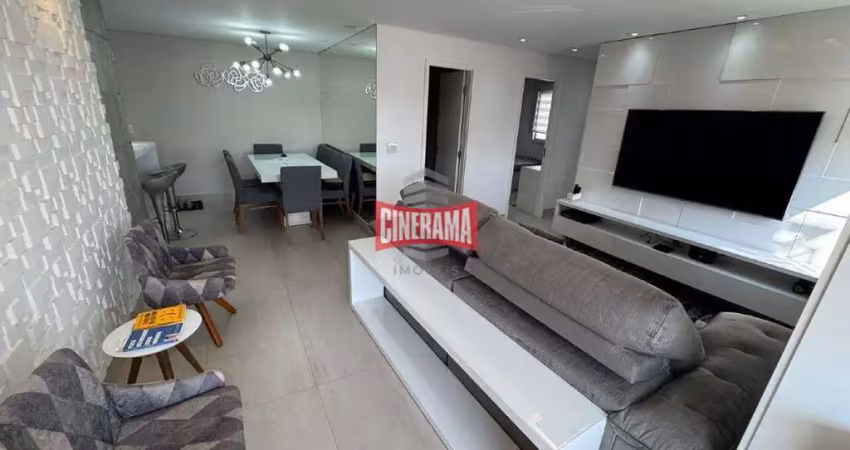Apartamento para aluguel, 2 quartos, 2 suítes, 2 vagas, jardim são caetano - são caetano do sul/sp