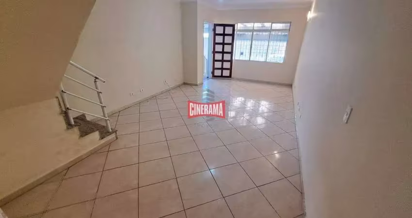Sobrado para aluguel, 3 quartos, 2 vagas, bangu - santo andré/sp