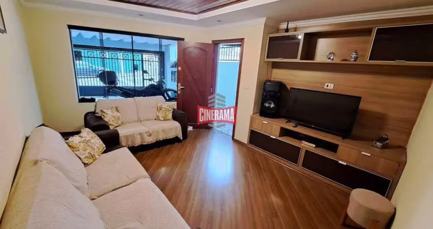 Sobrado à venda, 3 quartos, 1 suíte, 2 vagas, vila américa - santo andré/sp
