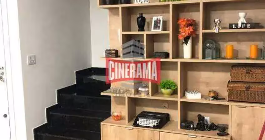 Cobertura para aluguel, 2 quartos, 1 suíte, 2 vagas, santa maria - santo andré/sp