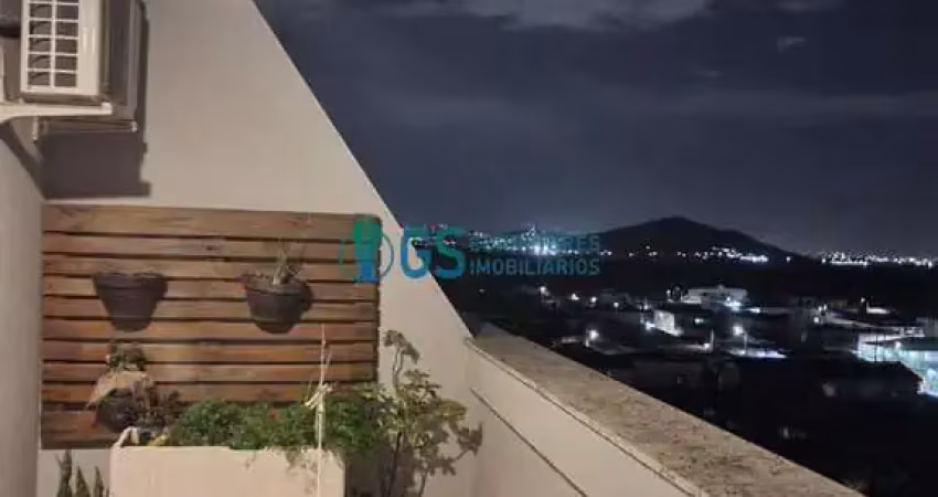 Condomínio vila rio grande - ampla cobertura com 3 quartos, sendo 1 suíte com vista para o mar e para as montanhas em excelente localização em palhoça - sc