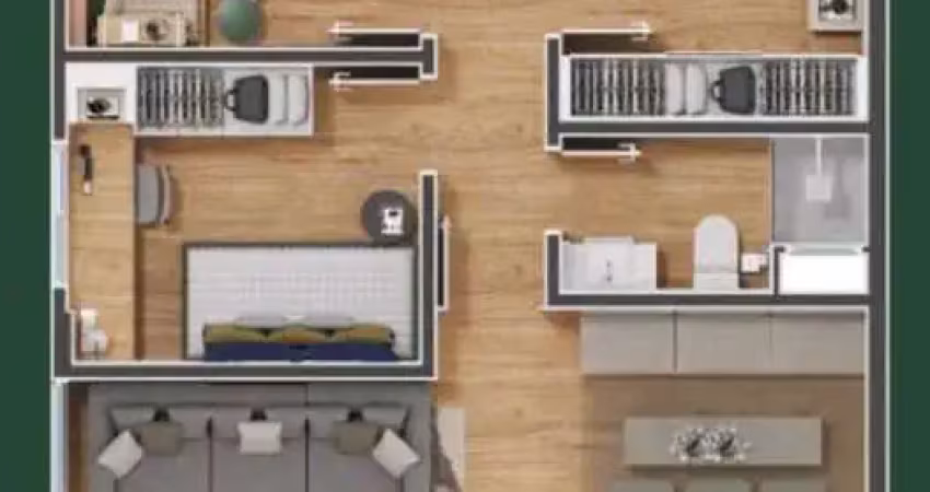 Apartamento com 1 quarto à venda na Rua Quinze de Novembro, 3663  Ap. , Glória, Joinville