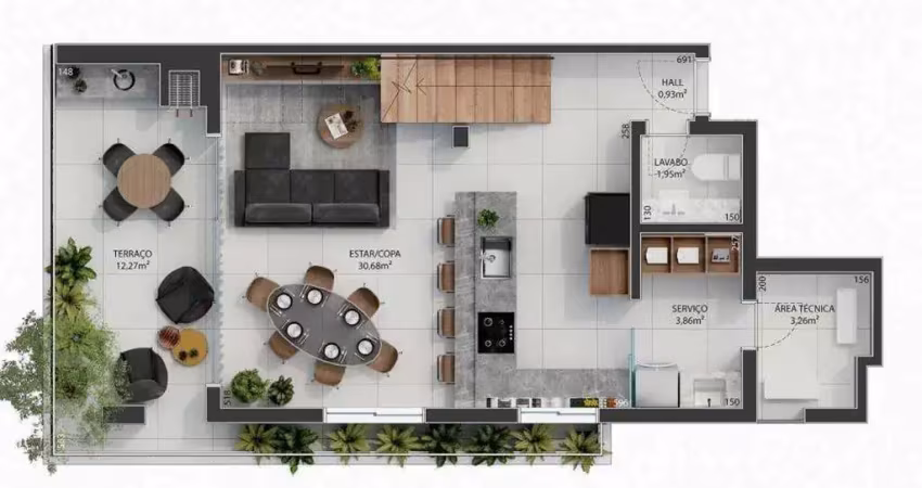 Casa com 1 quarto à venda na Rua Concórdia, 311  Ap. N, Anita Garibaldi, Joinville