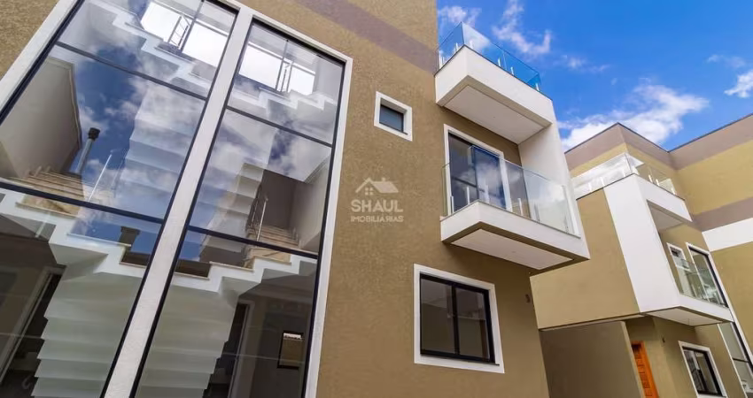 Sobrados com 3 quartos de Alto Padrão 96m² no Uberaba – Prontos para Morar! 