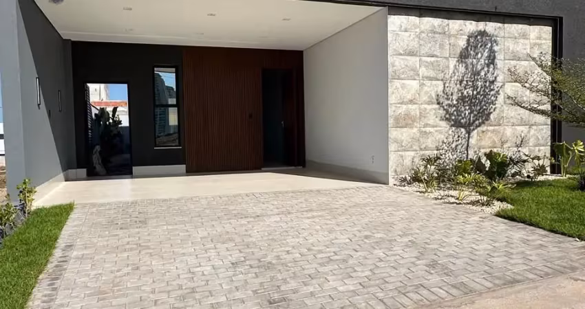 Casa residência térrea de alto padrão no condomínio brisas horizontal  área construída: 157,18 m²  terreno: 254,35 m²