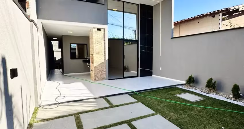 Casa plana a venda no eusébio - pronta para morar com 3 suítes